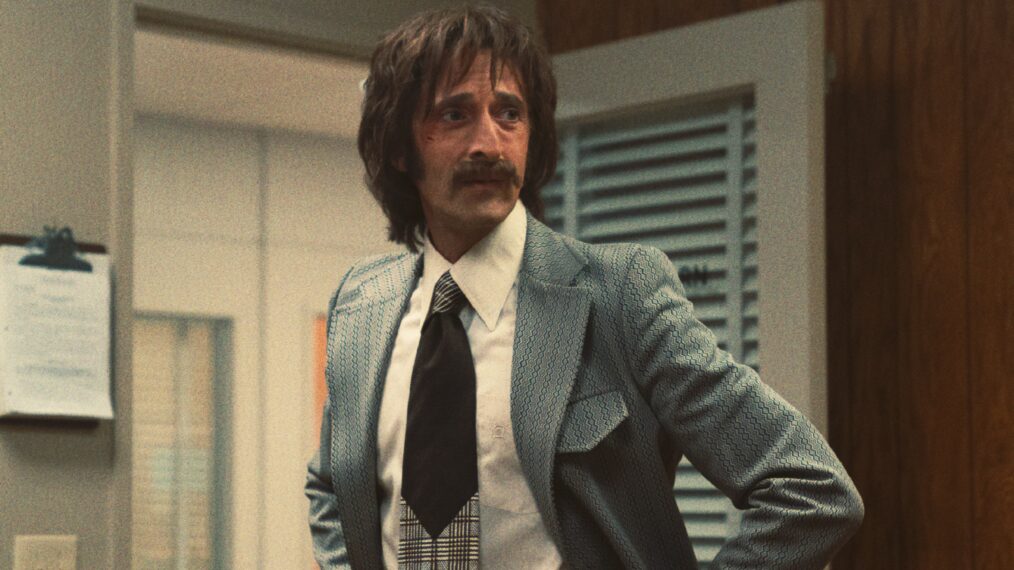 Adrien Brody as Pat Riley in Winning Time: The Rise of the Lakers Dynasty
