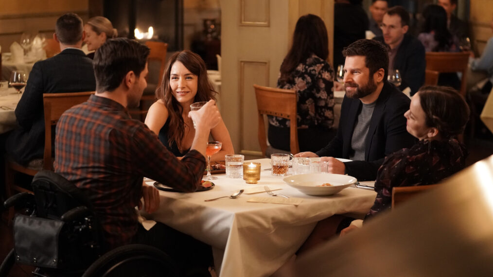 David Giuntoli, Erin Karpluk, James Roday Rodriguez, Allison Miller in A Million Little Things