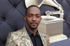 Anthony Mackie at the Grammys 2022