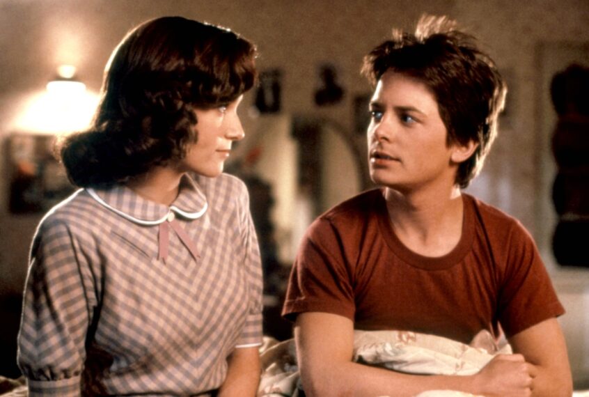 Back to the Future Lea Thompson and Michael J Fox 