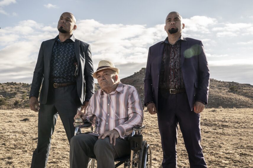 Better Call Saul Season 6 Daniel and Luis Moncada with Mark Margolis 