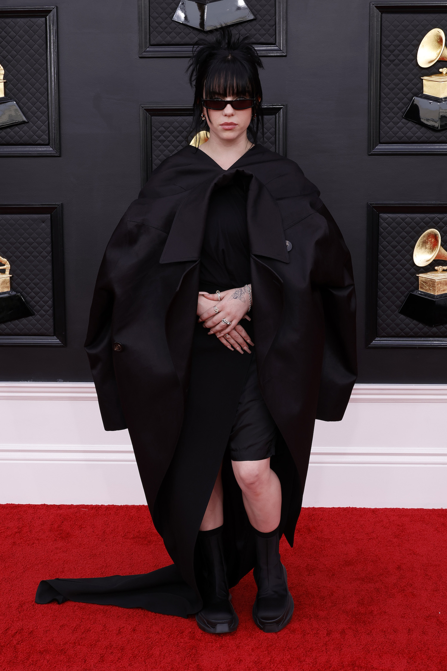 Billie Eilish at the Grammys 2022