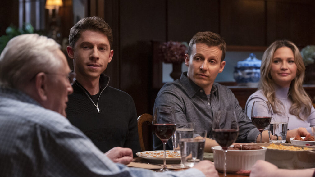Will Hochman as Joe Hill, Will Estes as Jamie Reagan, and Vanessa Ray as Officer Eddie Janko in Blue Bloods