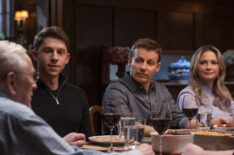 Will Hochman as Joe Hill, Will Estes as Jamie Reagan, and Vanessa Ray as Officer Eddie Janko in Blue Bloods