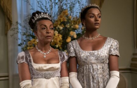 Bridgerton, Season 2 - Adjoa Andoh and Simone Ashley