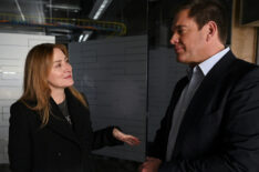 Sasha Alexander and Michael Weatherly on the set of Bull - 'Opening Up'