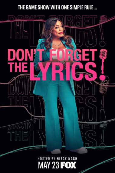 Don't Forget the Lyrics poster