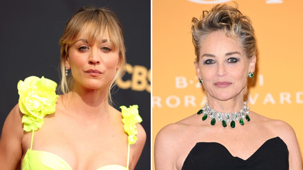 Flight Attendant stars Kaley Cuoco and Sharon Stone
