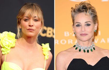 Flight Attendant stars Kaley Cuoco and Sharon Stone