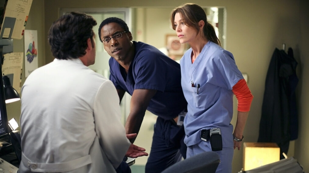 Grey's Anatomy Patrick Dempsey Isaiah Washington Ellen Pompeo