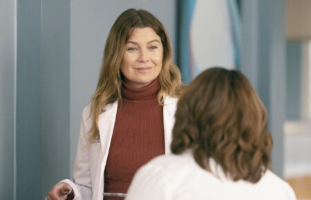 Ellen Pompeo as Meredith in Grey's Anatomy