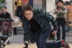 Pete Holmes as Tom, Tahj Mowry as Lew, and Matt McCarthy as Carl in How We Roll