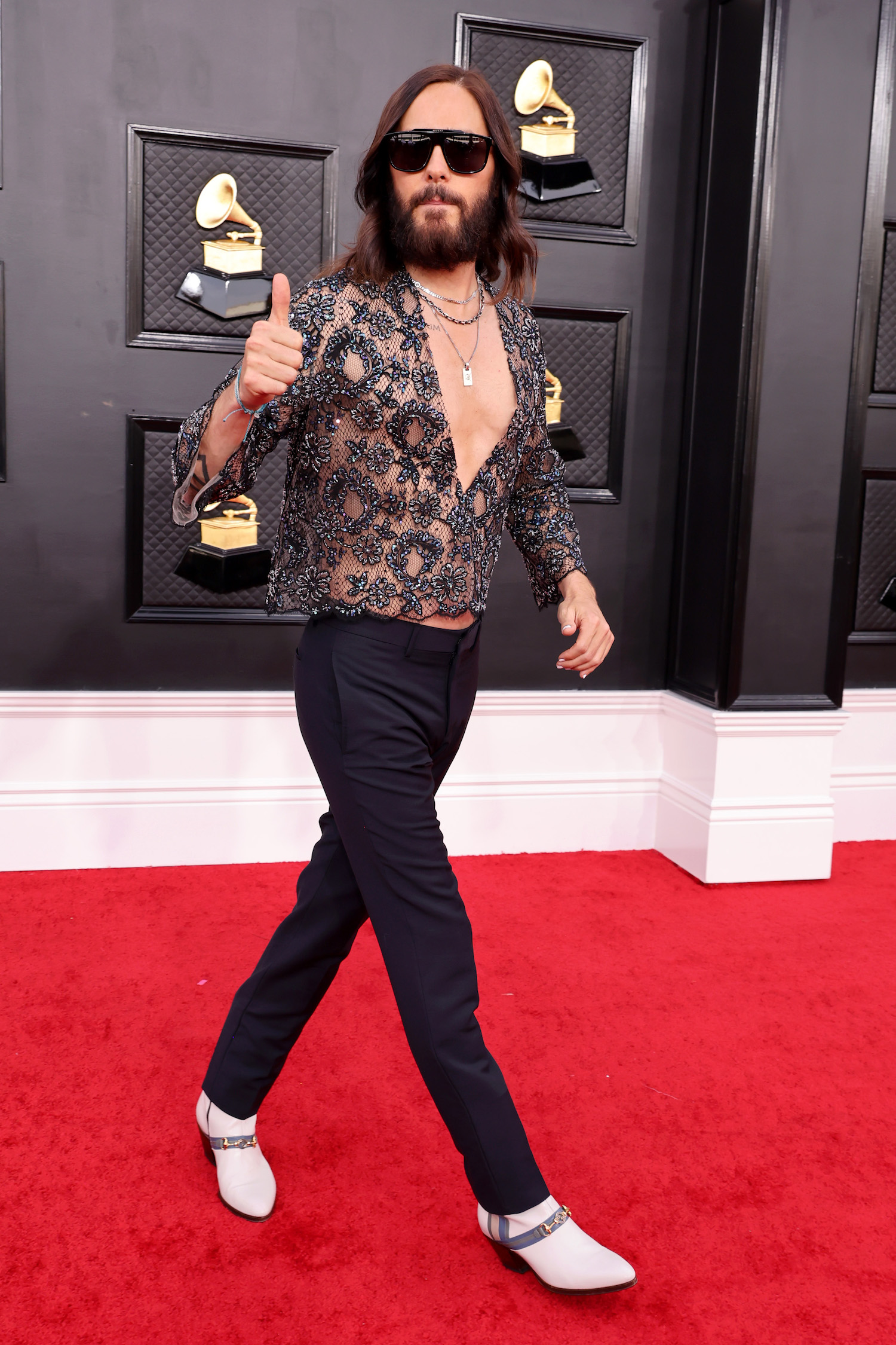 Jared Leto at the Grammys 2022