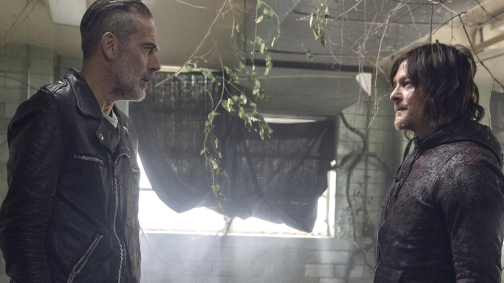 Jeffrey Dean Morgan and Norman Reedus in The Walking Dead