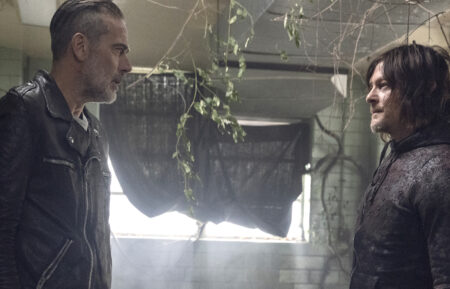 Jeffrey Dean Morgan and Norman Reedus in The Walking Dead
