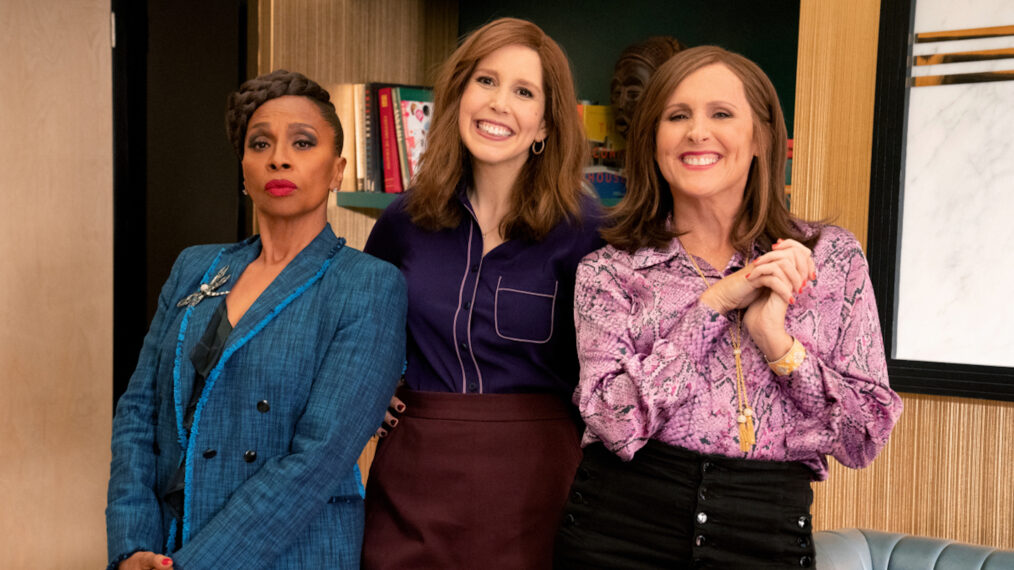 Jenifer Lewis as Patricia, Vanessa Bayer as Joanna, and Molly Shannon as Jackie in I Love That For You on Showtime