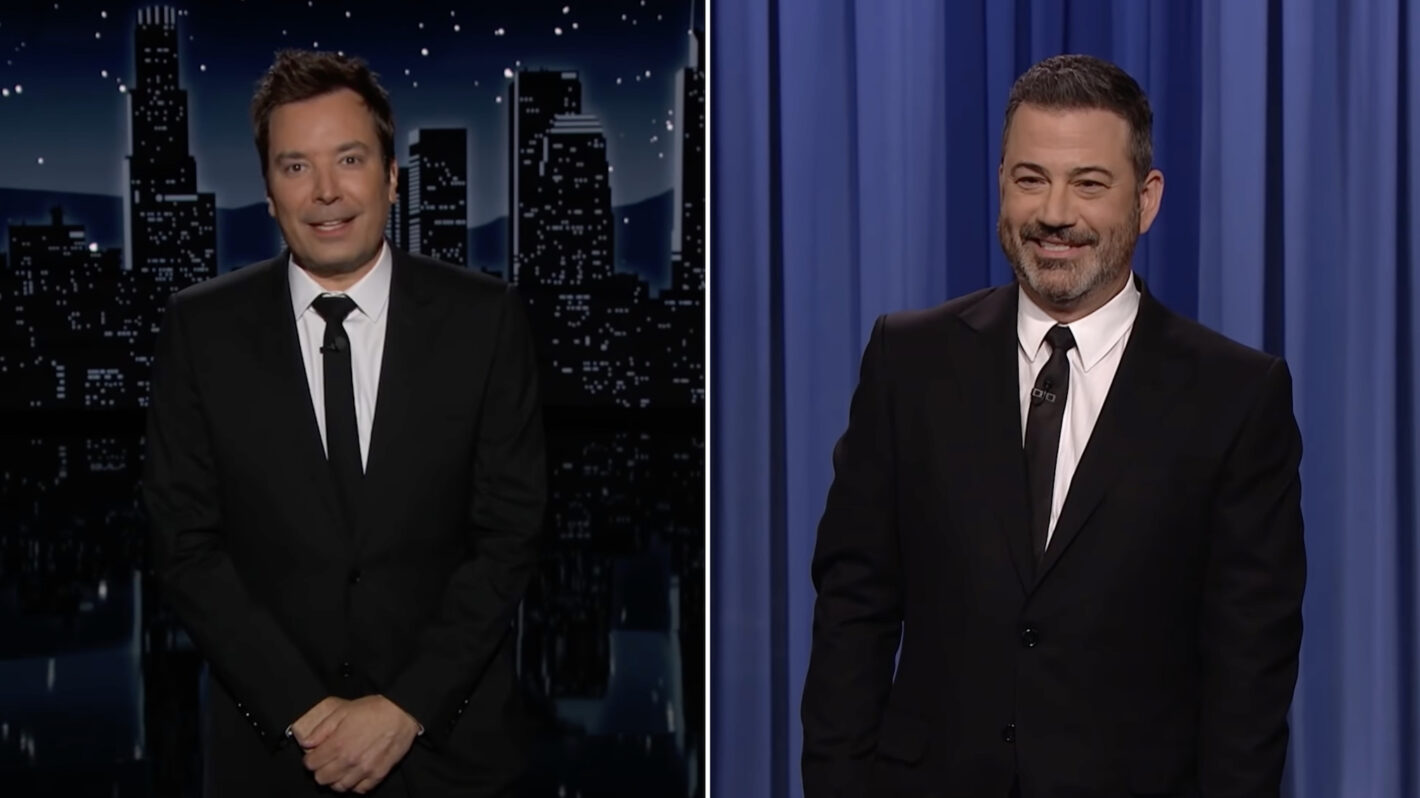 Jimmy Kimmel & Jimmy Fallon Swap Places for April Fools' Day (VIDEO)