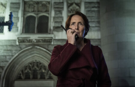 Fiona Shaw as Carolyn Martens in Killing Eve