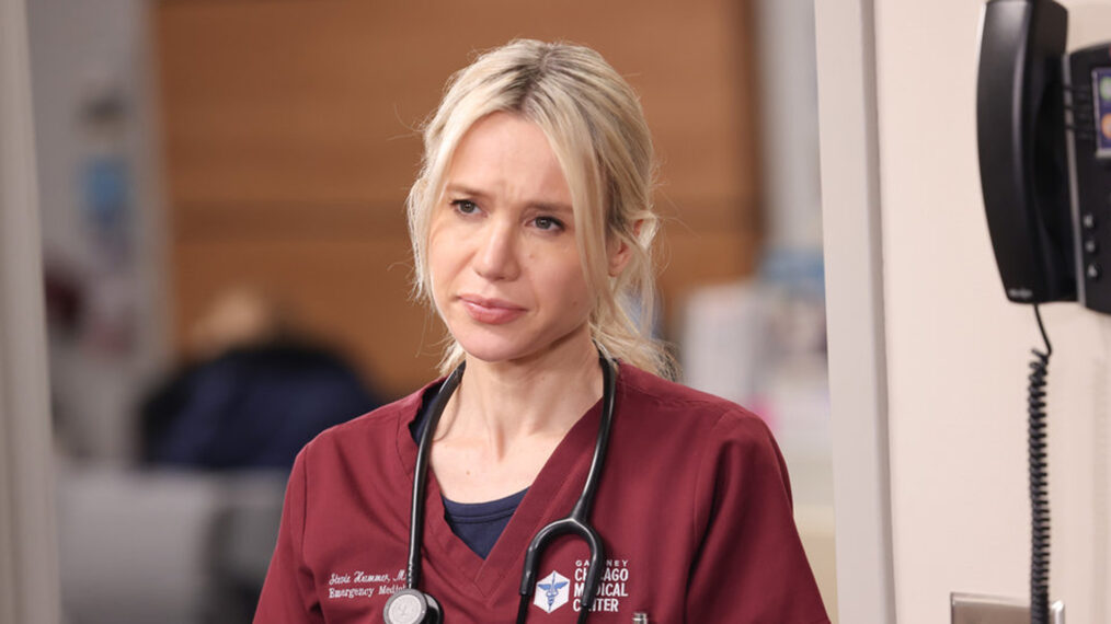 Kristen Hager as Dr. Stevie Hammer in Chicago Med