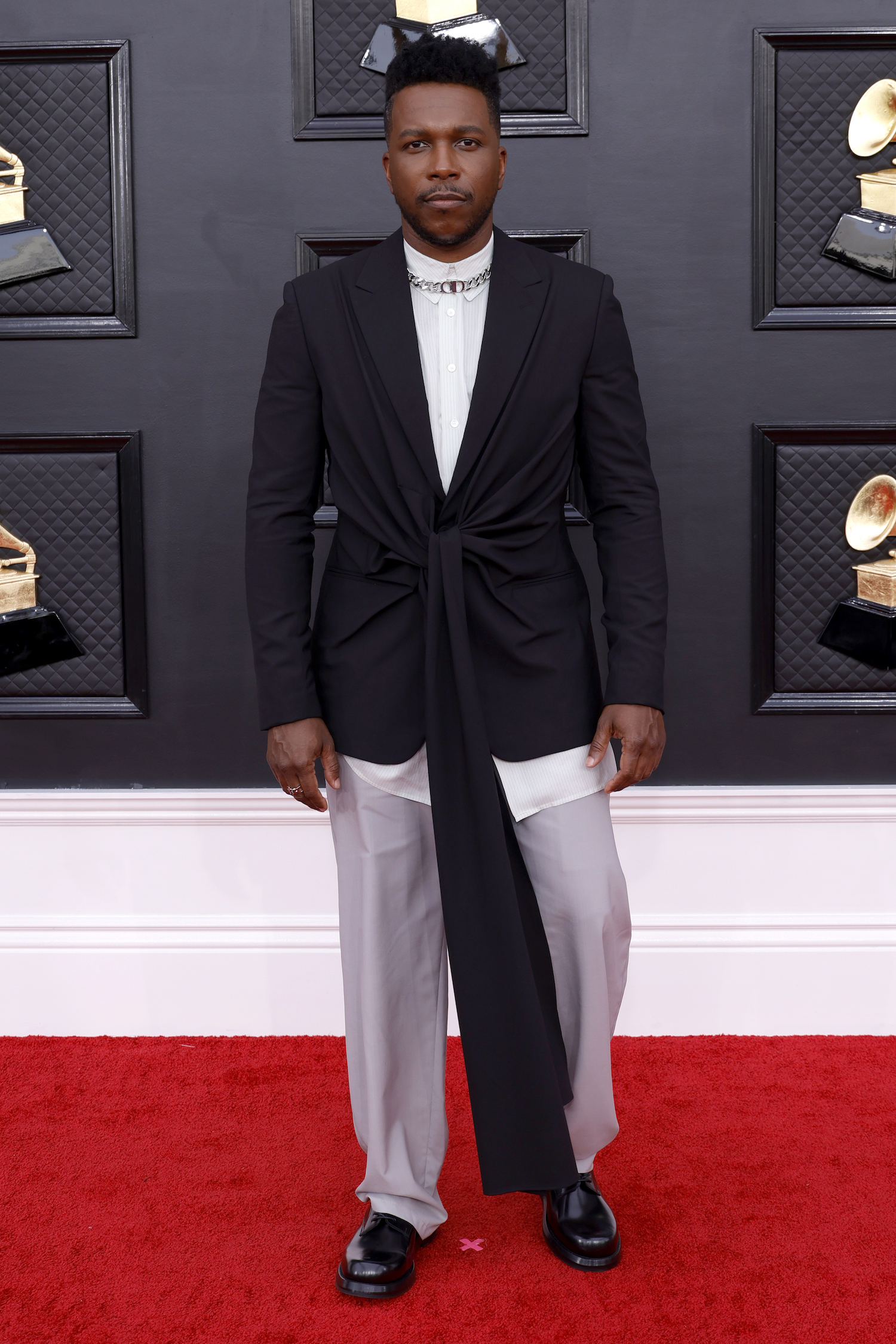 Leslie Odom Jr. at the Grammys 2022