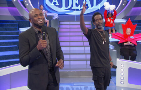 Wayne Brady, Shawn Stockman in Let's Make a Deal