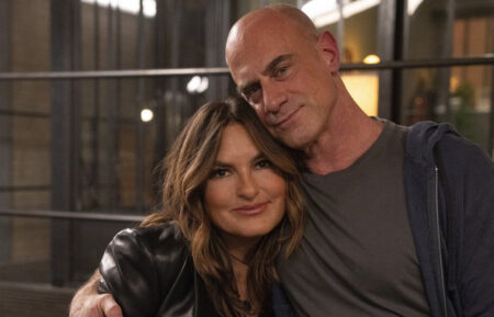 Mariska Hargitay and Christopher Meloni on Law & Order: SVU