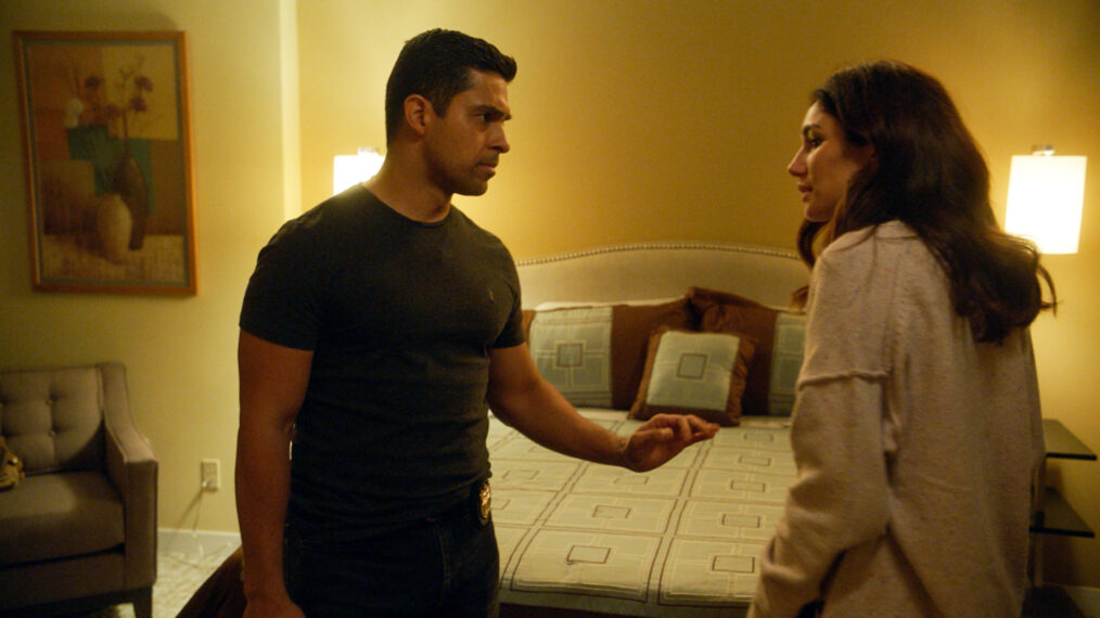 Wilmer Valderrama as Nick, Mariela Garriga as Maria in NCIS