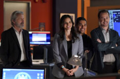 Gary Cole, Katrina Law, Wilmer Valderrama, Sean Murray in NCIS - 'The Brat Pack'