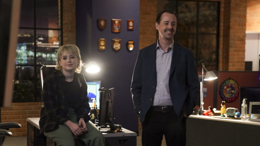 Cay Ryan Murray, Sean Murray on the NCIS set