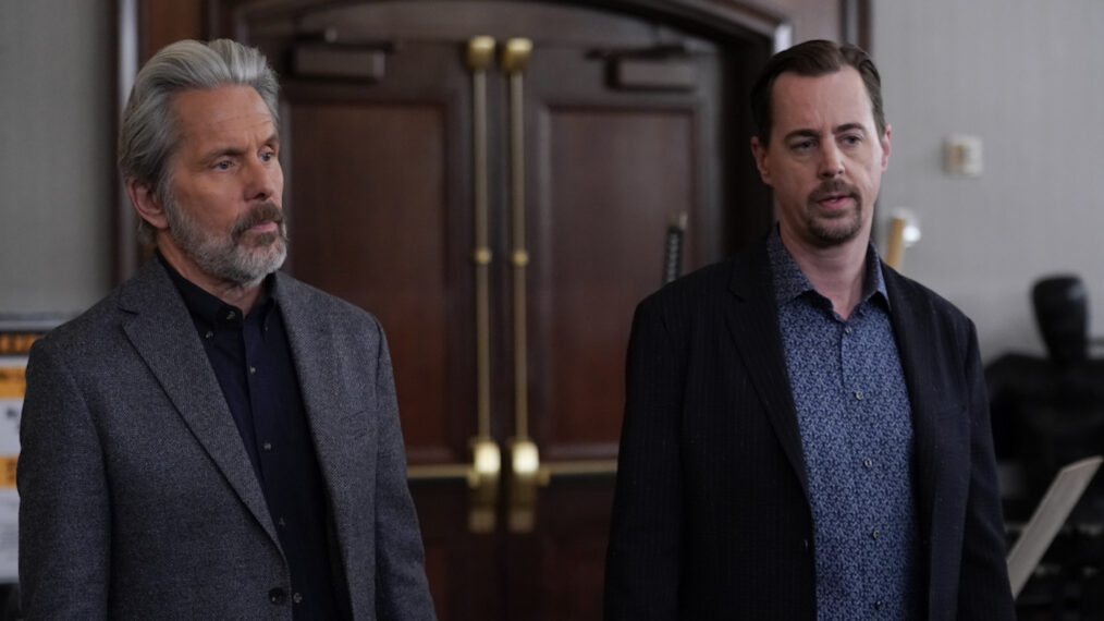 Gary Cole as FBI Special Agent Alden Parker, Sean Murray as NCIS Special Agent Timothy McGee in NCIS