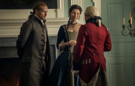 Outlander Season 6 Sam Heughan and Caitriona Balfe