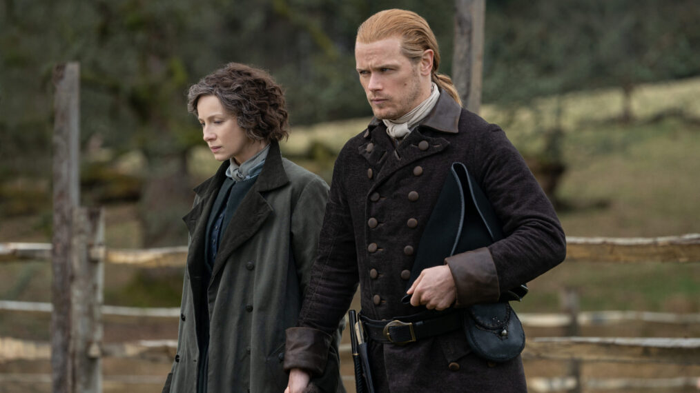 Outlander Season 6 Caitriona Balfe and Sam Heughan