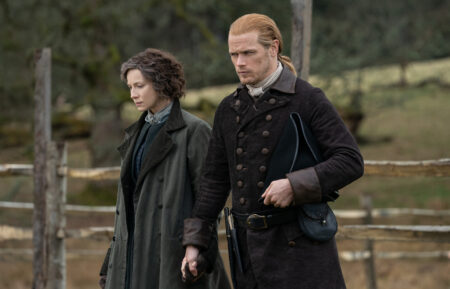 Outlander Season 6 Caitriona Balfe and Sam Heughan