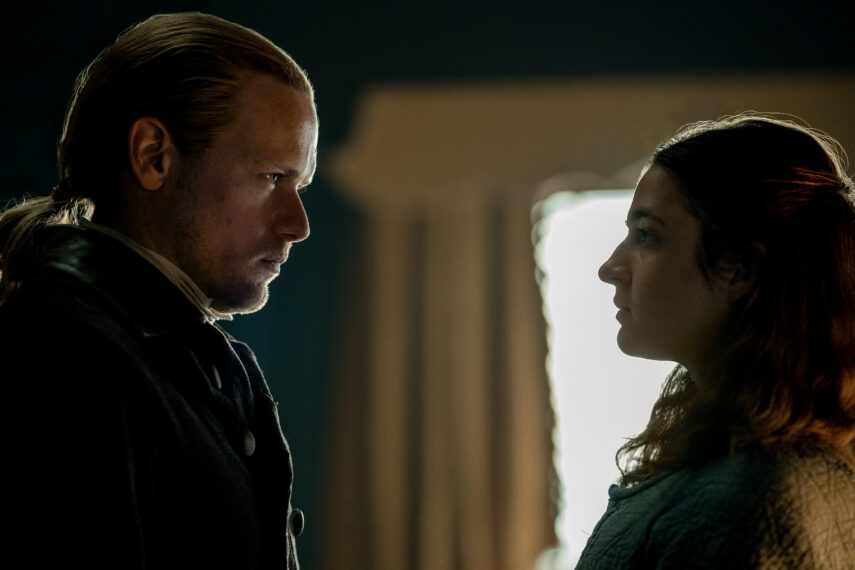 Outlander Season 6 Sam Heughan Caitlin Oryan 