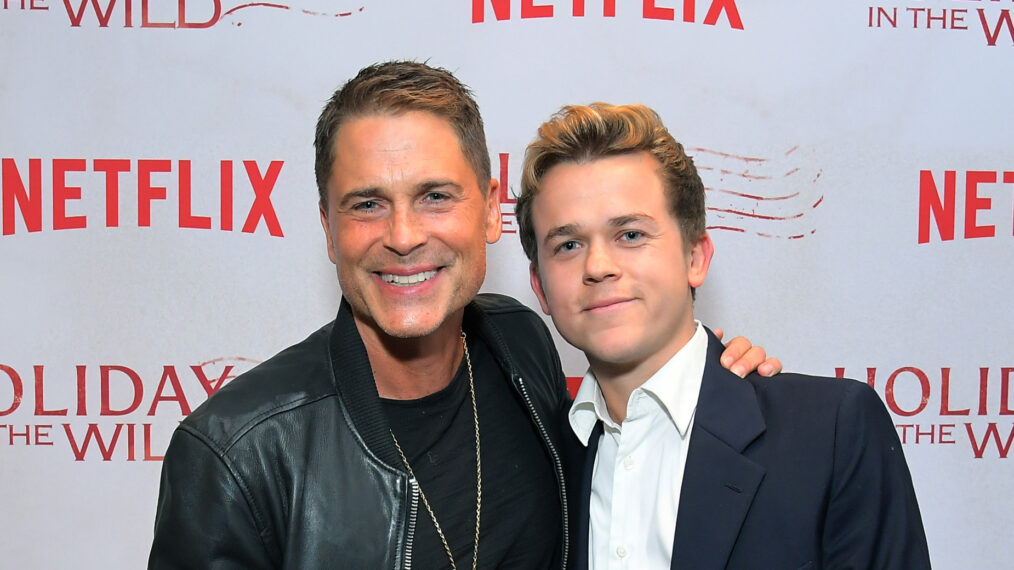 Rob Lowe and John Owen Lowe at Netflix premiere of Unstable