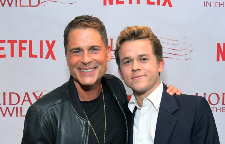 Rob Lowe and John Owen Lowe at Netflix premiere of Unstable