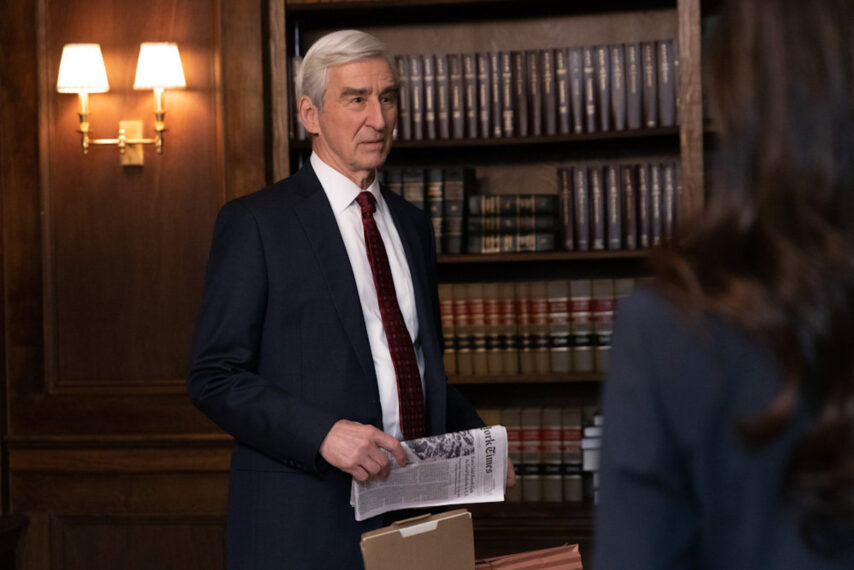 Sam Waterston as D.A. Jack McCoy in Law & Order