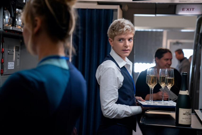 Mae Martin as Grace in The Flight Attendant