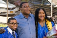 Dante Hoagland, Tracy Morgan, and Taylor Mosby in The Last O.G. - Season 4