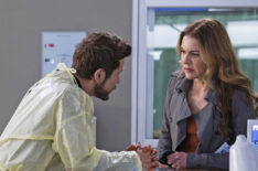 Matt Czuchry and Jane Leeves in The Resident - 'Risk'