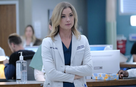 Emily VanCamp as Nic Nevin in The Resident