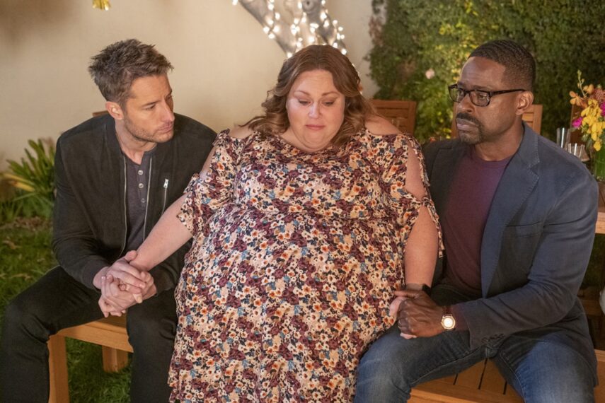 This Is Us Season 6 Justin Hartley, Chrissy Metz, and Sterling K. Brown