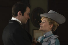 Thomas Cocquerel and Louisa Jacobson in The Gilded - Age Season 1