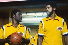 Quincy Isaiah, Solomon Hughes in 'Winning Time: The Rise of the Lakers Dynasty'