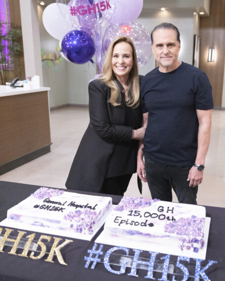 Genie Francis and Maurice Benard celebrate 15,000 General Hospital episodes