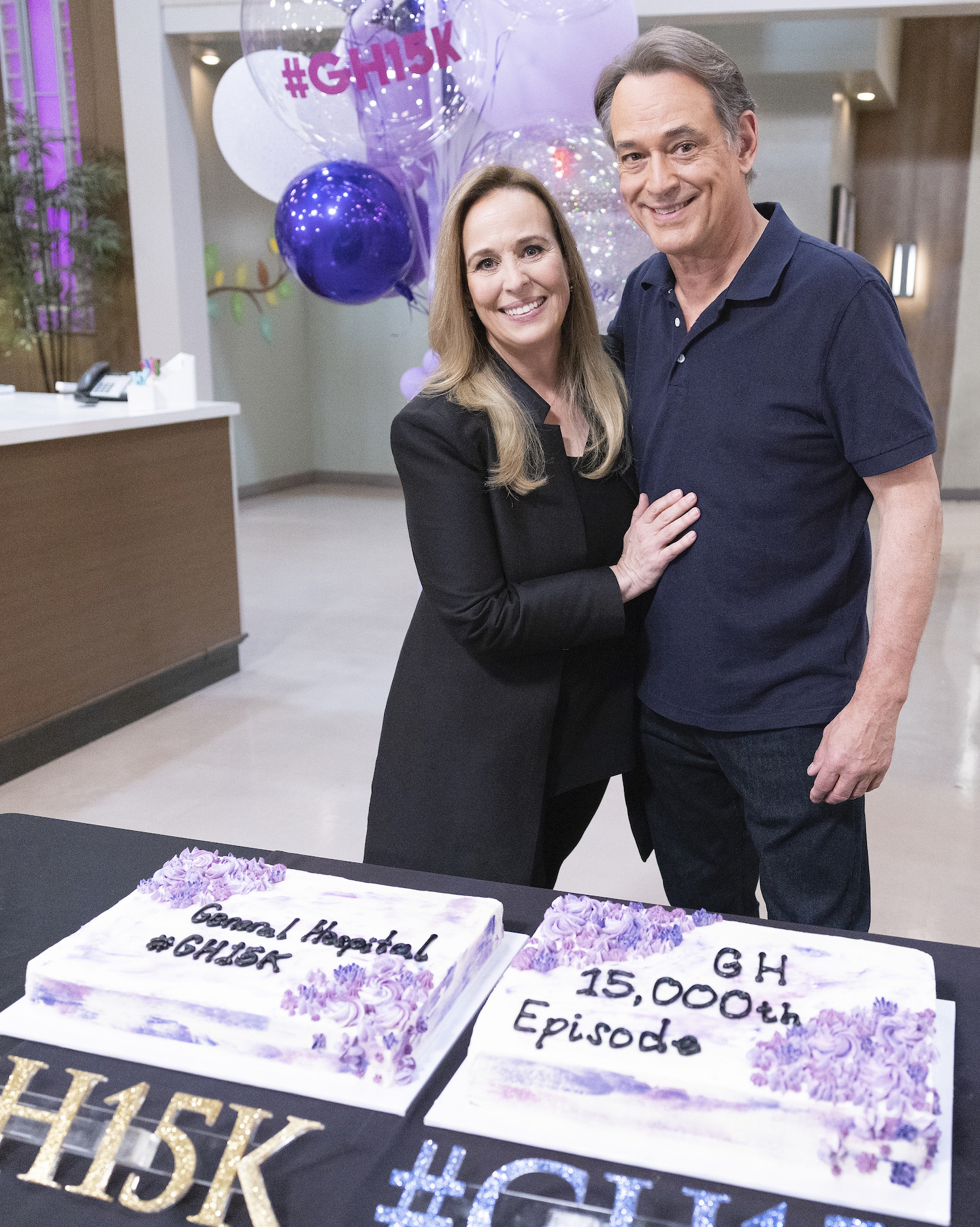 GENIE FRANCIS, JON LINDSTROM GENERAL HOSPITAL 15,000 Episode