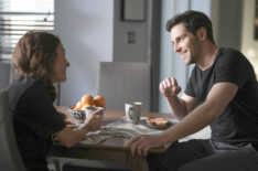 Erin Karpluk as Anna, David Giuntoli as Eddie in A Million Little Things