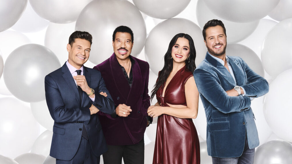 Ryan Seacrest, Lionel Richie, Katy Perry, Luke Bryan for American Idol