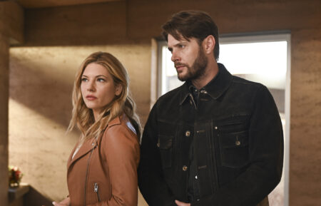 Katheryn Winnick as Jenny, Jensen Ackles as Beau in Big Sky