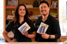 'Blockbuster': See Randall Park & Melissa Fumero in Netflix's Workplace Comedy